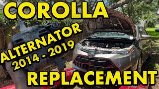 Toyota Corolla Alternator Replacement