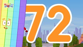 Numberblocks Magic Run 72 - Numberblocks 72 Adventure | Number Explore