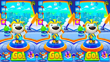 Talking Tom Hero Dash - 3x Mega Hank - Gameplay