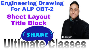 Sheet Layout/Title Block Engineering Drawing for ALP CBT-2