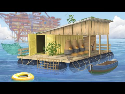 Видео: Я построил ПЛАВАЮЩУЮ БАЗУ по среди океана в игре Rust/Раст