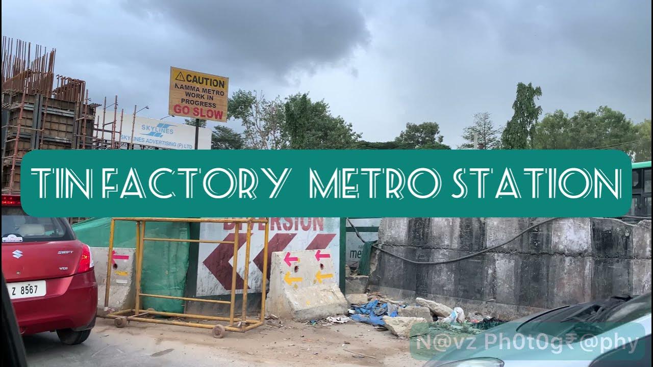 Bengaluru/Namma Metro Phase2 Tin Factory Metro Station Construction