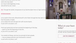 Morning Prayer, Twenty Second week of ordinary time,  Friday  5 Sep, 2025