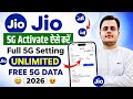 📶 Jio 5G Activate Kaise Kare 2026 🔥 | How To Activate Jio 5G Unlimited Data 🚀
