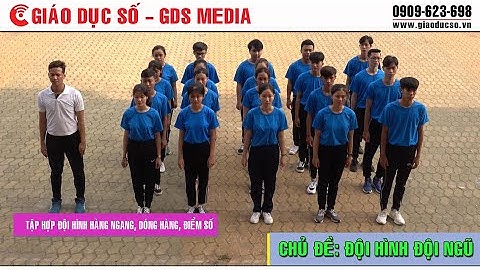 Đội hình đội ngũ - Tập hợp đội hình hàng ngang