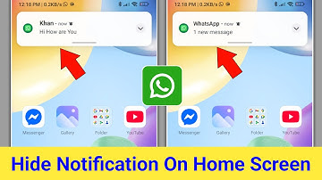 How to Hide WhatsApp Notification On Home Screen 2025 | Hide WhatsApp Message Content On Home Screen