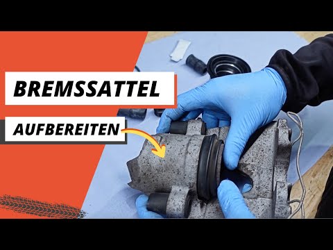 Video: Wie repariert man einen Bremssattel?