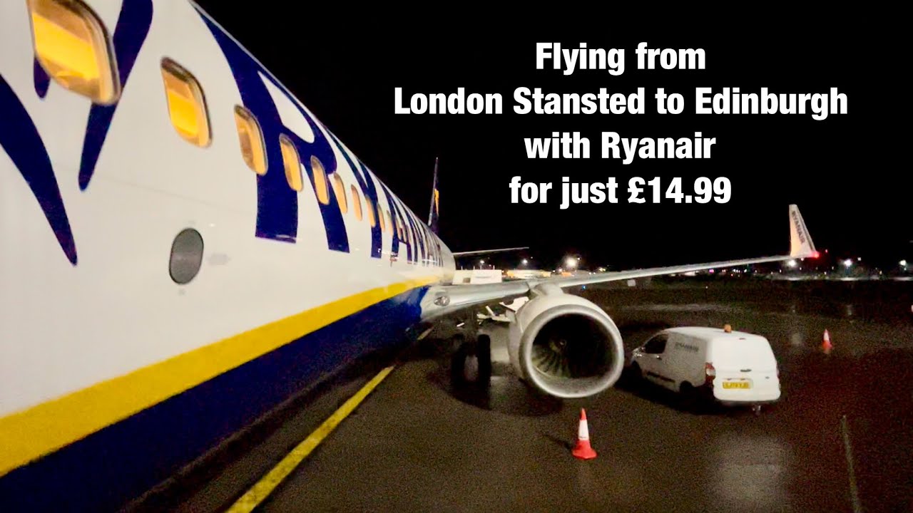 TripReport: Ryanair UK | Лондон Станстед — Эдинбург | Boeing 737-800