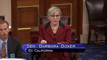 Sen. Boxer Speaks Out in Opposition to Keystone XL Pipeline
