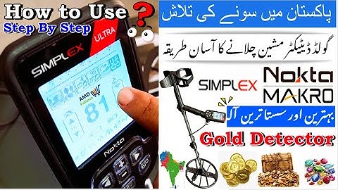 Nokta Simplex Metal Detector Complete Beginner