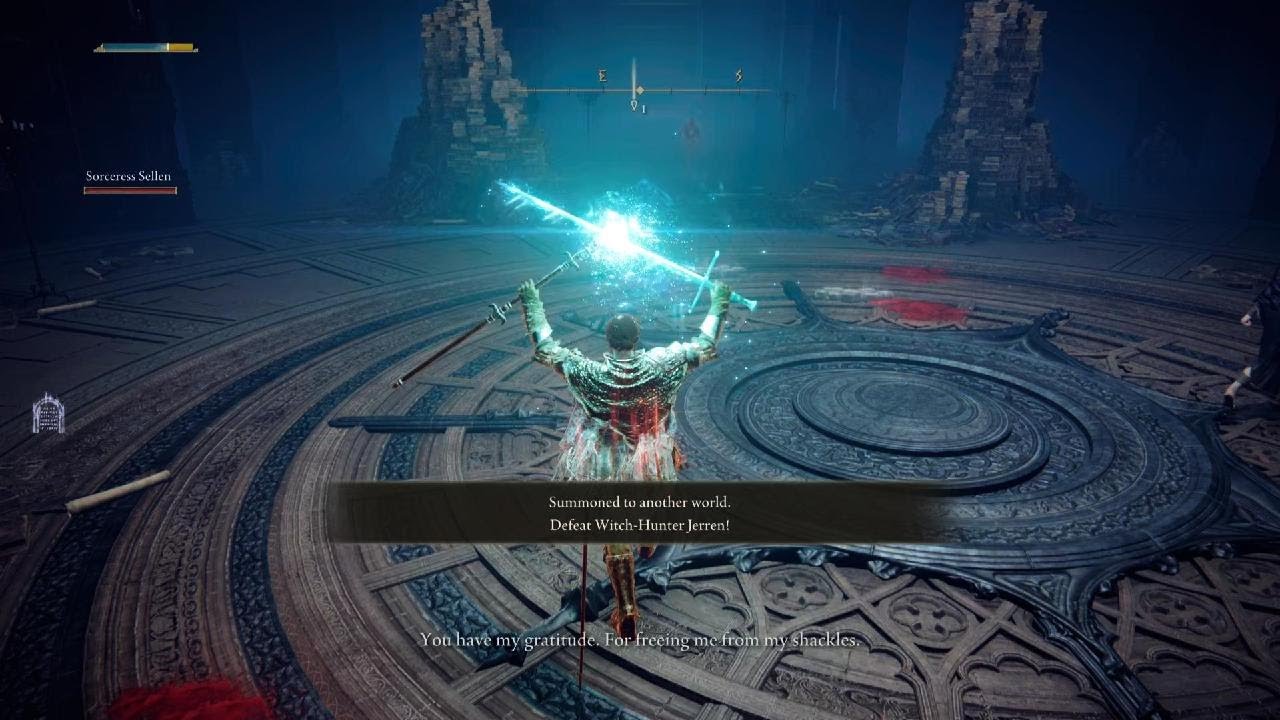 ELDEN RING lvl 40 Witch-Hunter Jerren (Academy of Raya Lucaria) - no shield, 1st attempt