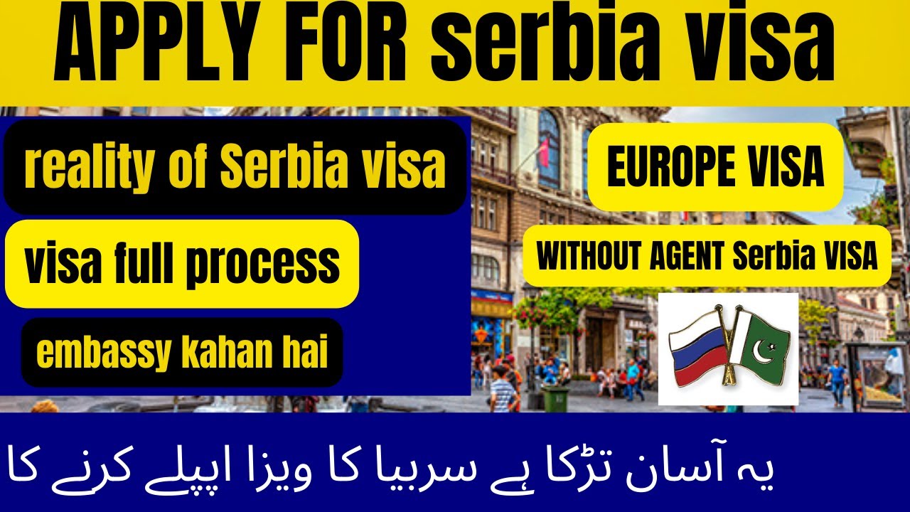 serbia visit visa fee for pakistani