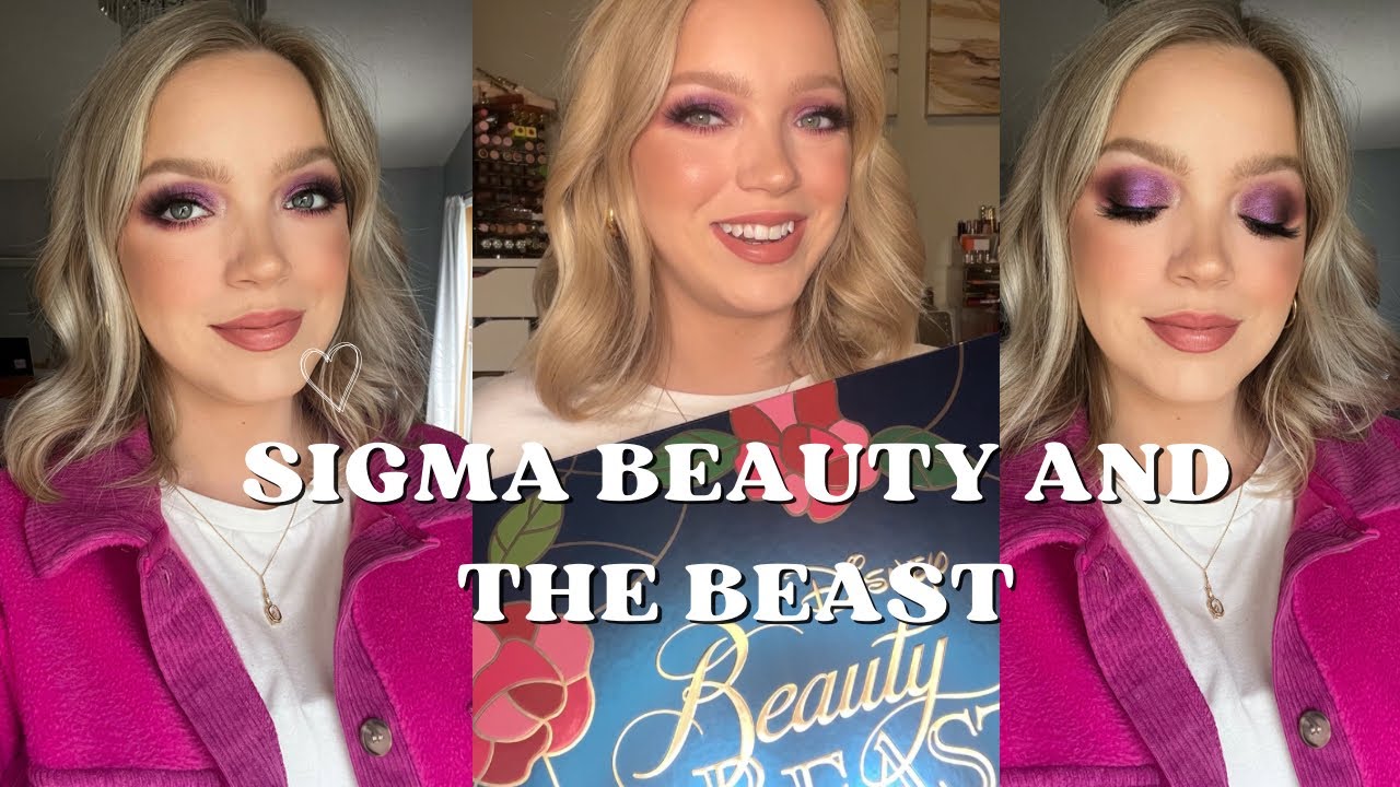 Sigma x Disney Beauty and the Beast collection try on and review! 