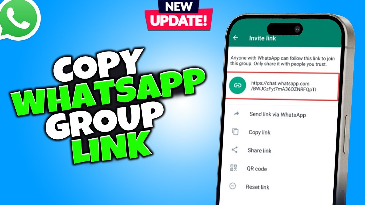 How to Copy WhatsApp Group Link