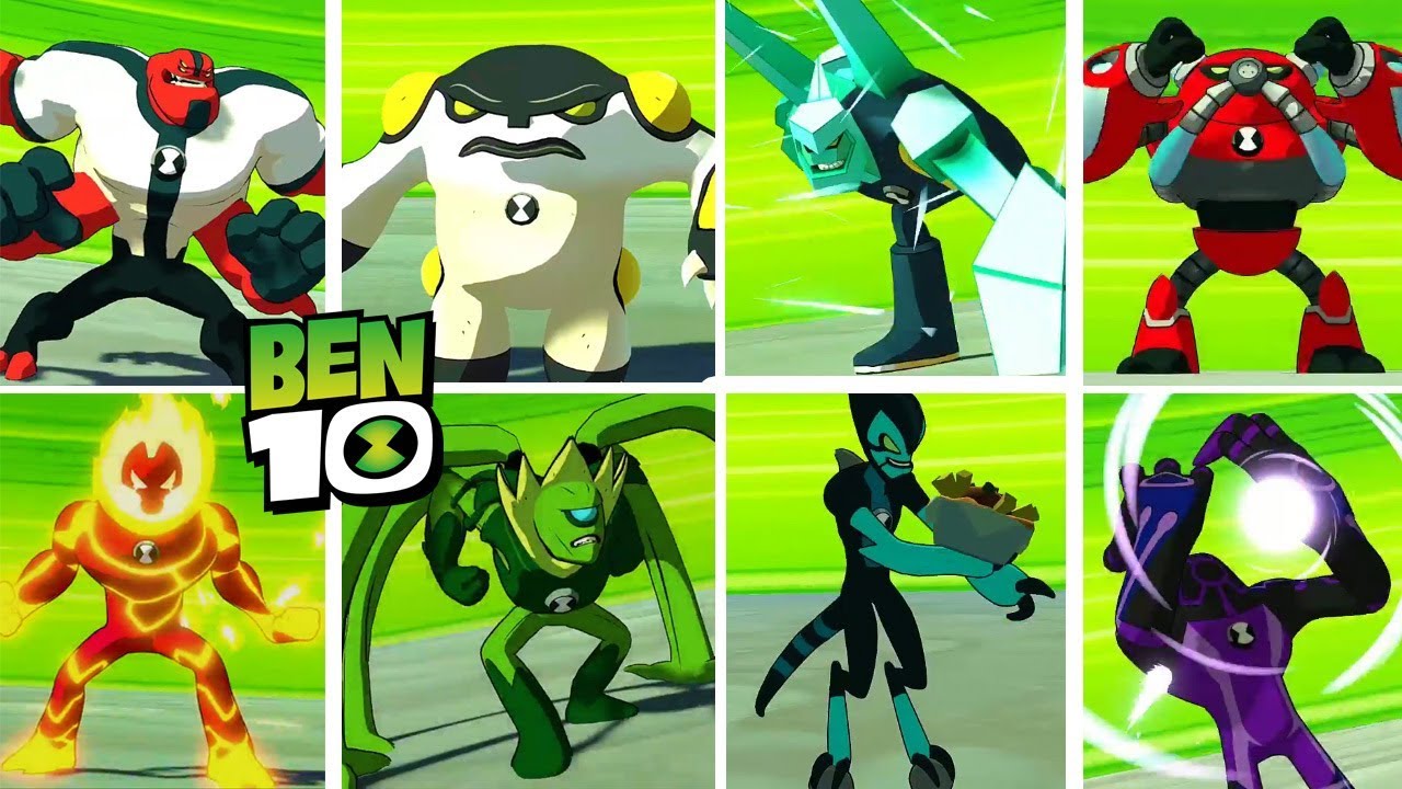 Ben 10 All Ultimate Attacks | All Transformations & Aliens - YouTube