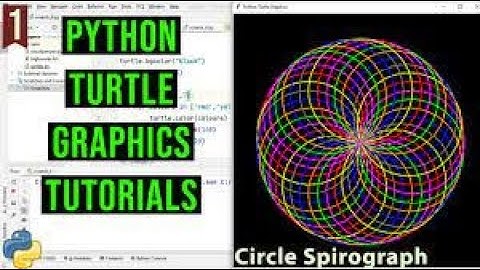 How to Create a Spirograph in Python Turtle Graphics in VS Code.