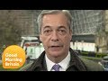 Nigel Farage Reacts to the Brexit Party Unable to Win a Seat | Good Morning Britain