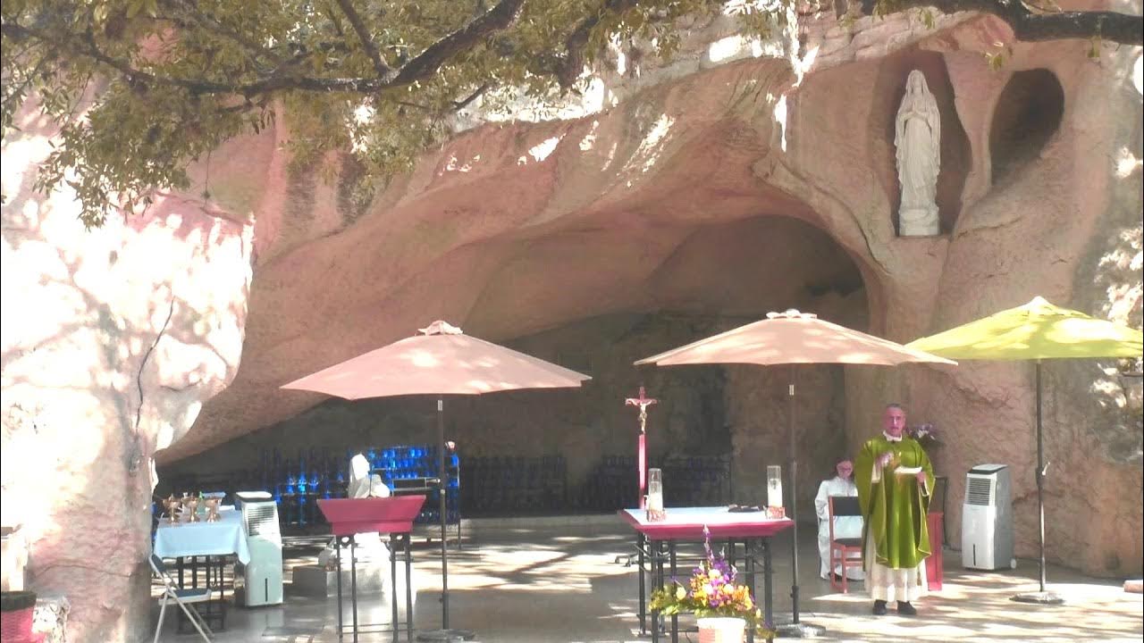 Mass at the Lourdes Grotto & Tepeyac de San Antonio, Sunday, August 28