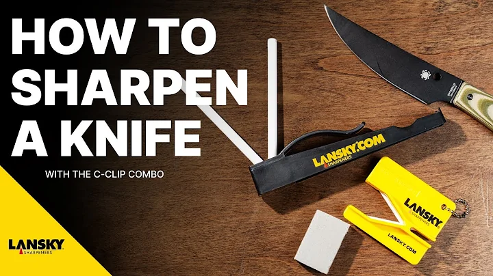 How to Sharpen a Knife with the Lansky C Clip Combo