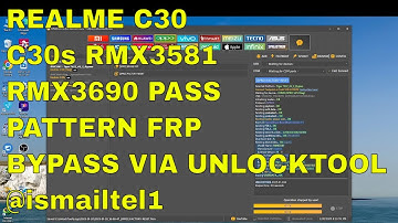 REALME C30 C30s RMX3581 RMX3690 PASS PATTERN FRP BYPASS VIA UNLOCKTOOL @ismailtel1