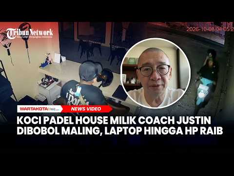 KOCI Padel House Milik Coach Justin Dibobol Maling, Laptop hingga HP Raib