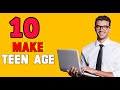 10 ways  make money online in teen age