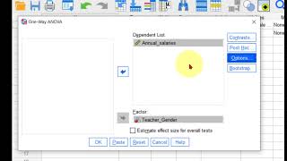 Welch Test for Equality of Means in SPSS