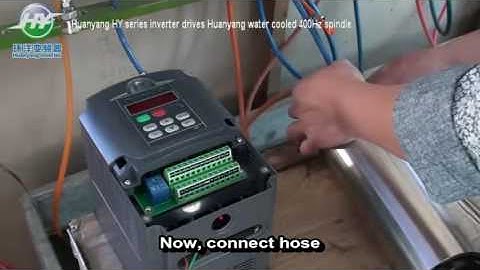 HY type 220V VFD connection Spindle motor and setting Video   YouTube
