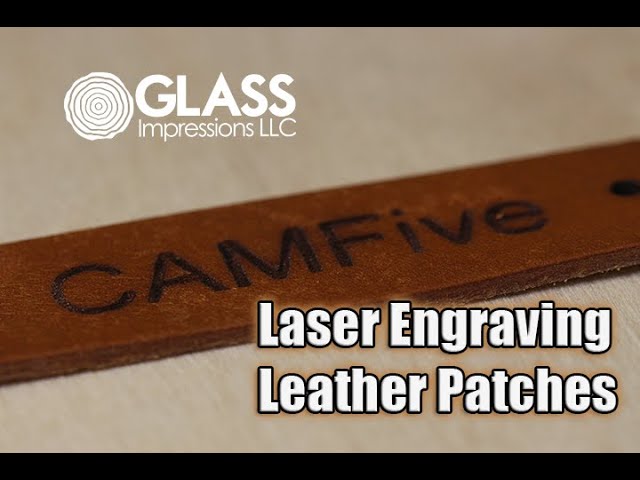 Engraving Leather Tags  CamFive Laser 