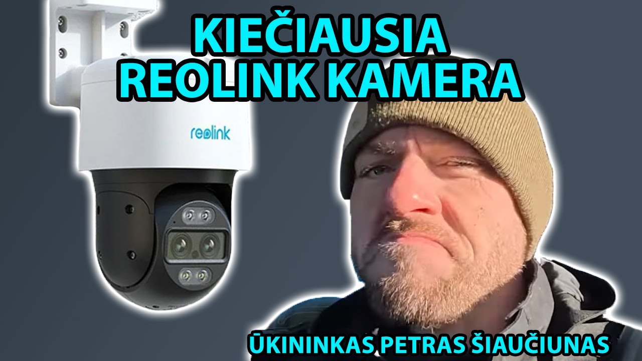 Reolink T kamera su SIM, 4G, dviejų objektyvų