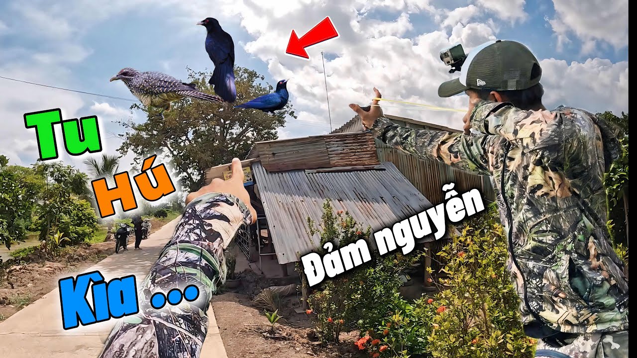 Tiến Đạt SlingShot Cùng Team A7, Mét 72 Cầm Ná Đi Phượt Miền Tây  || Ná Cao Su