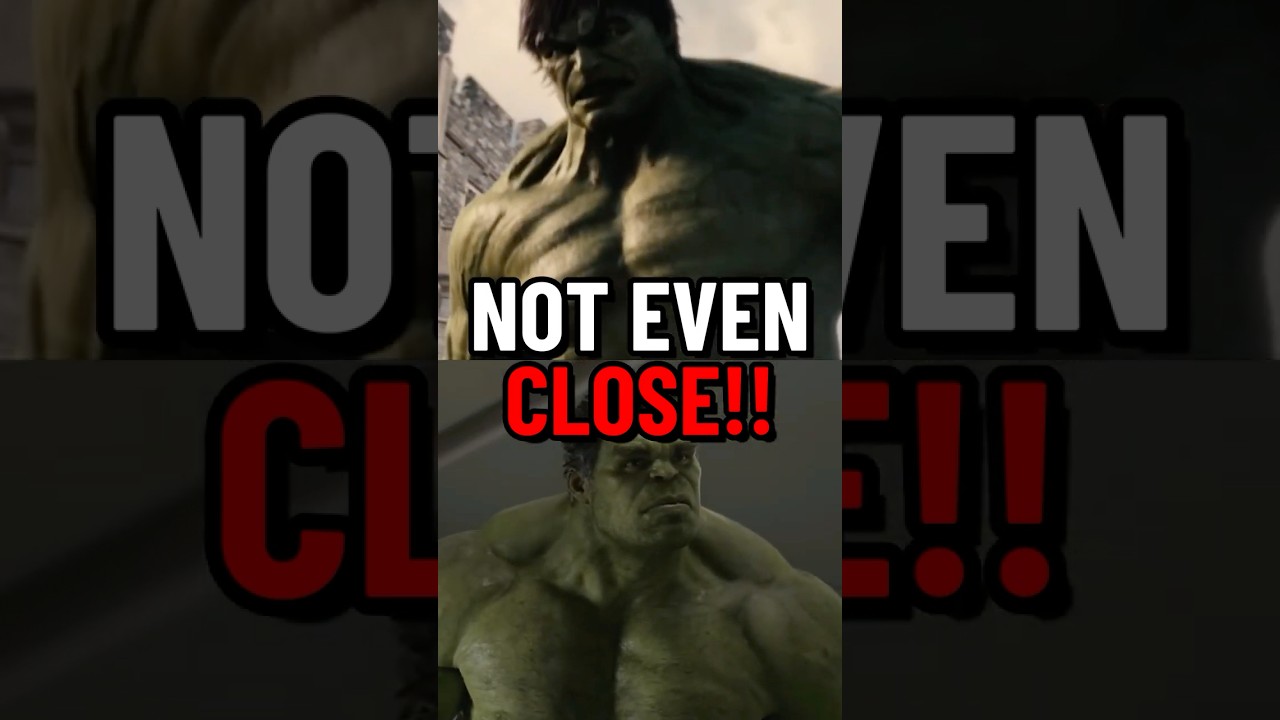Почему Невероятный Халк против Мстителей Халк НЕ БЛИЗКО! 