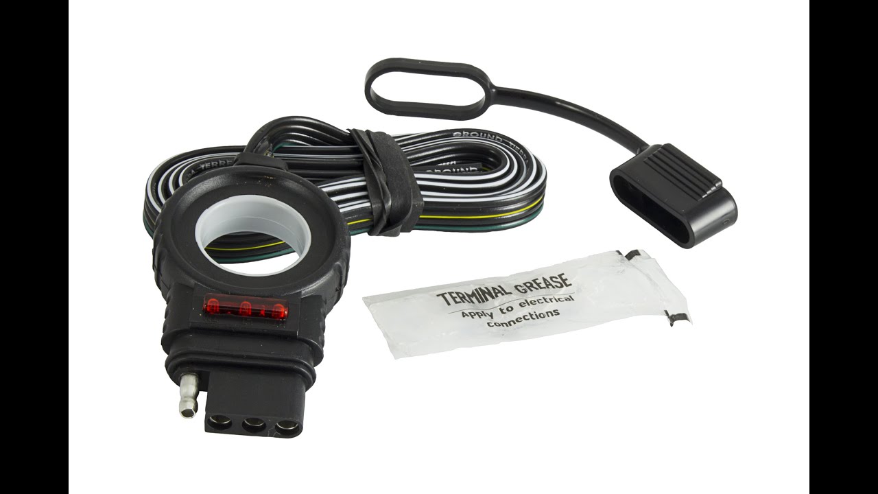 Jeep YJ 4 plug trailer Harness YouTube