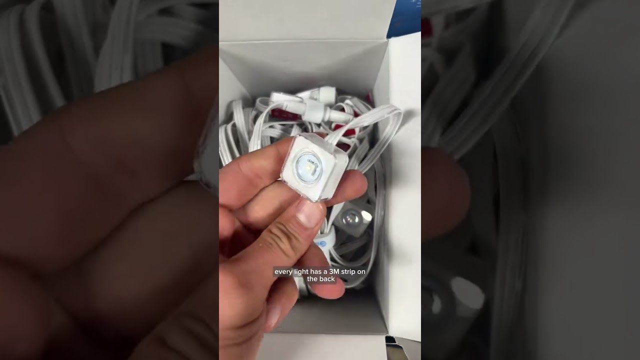 Home security AND holiday lighting all at once! These permanent smart rgb lights really do look awes