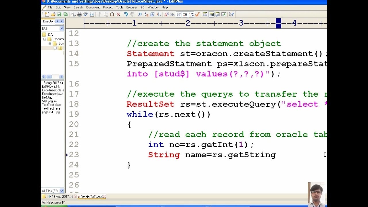 38 Advanced java tutorial | Transfer data from Oracle ...