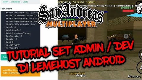 Tutorial Set Akun Admin Di Lemehost Gta Samp