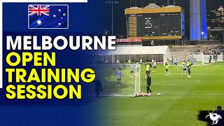 Open Training Session In Melbourne AAMI Park