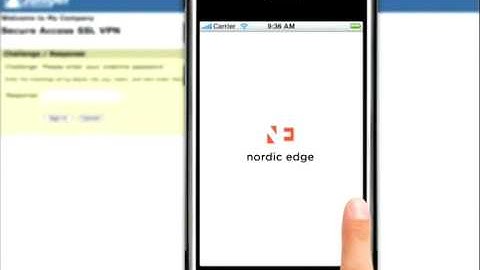 Secure login - Juniper SSL VPN - with the mobile client Pledge