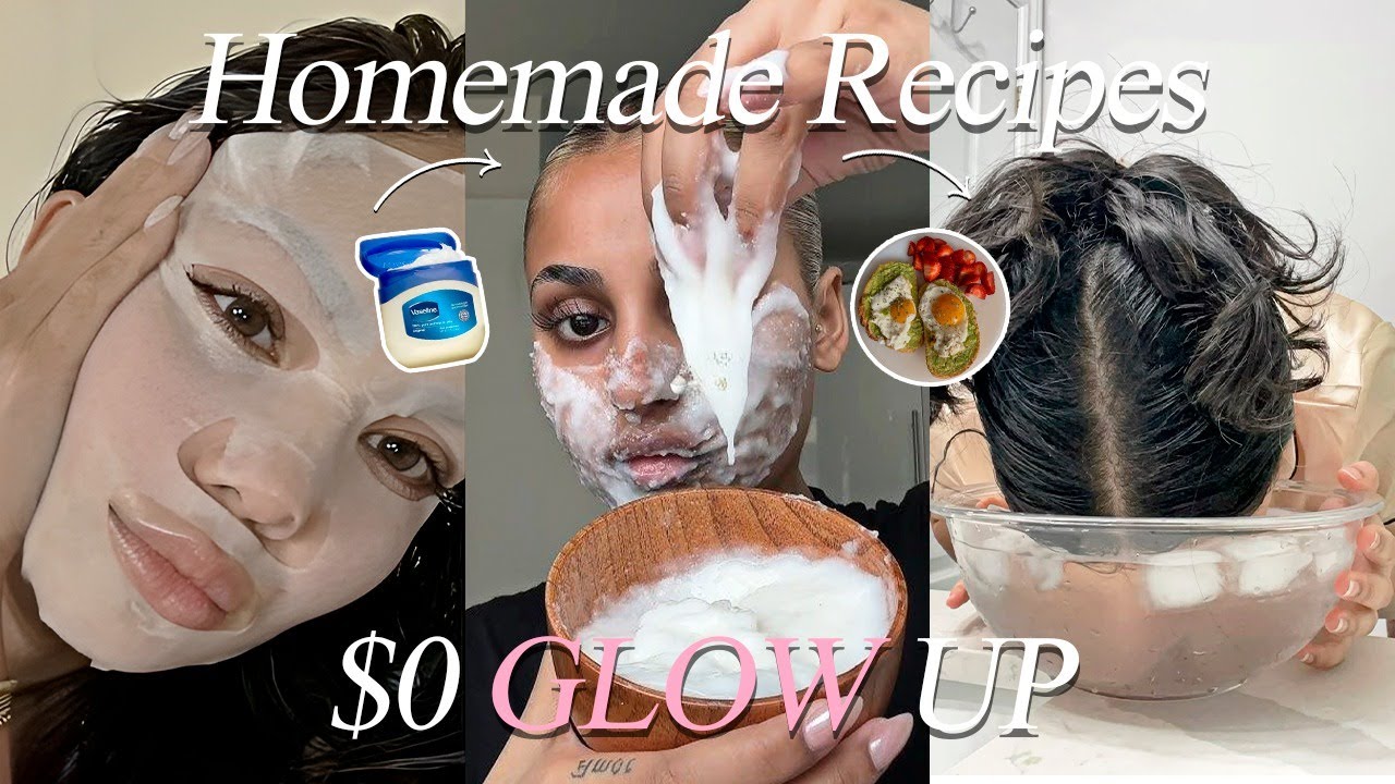 24 Hour GLOW UP at Home ZERO DOLLARS NEEDED - YouTube