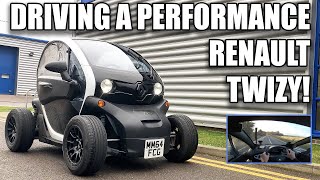 THIS PERFORMANCE RENAULT TWIZY IS SO MUCH FUN!!!