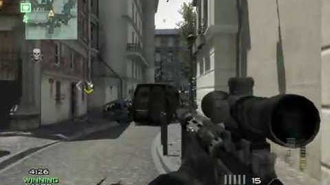 COD MW3 - Random Suppressed No Scope Wallbang Headshot
