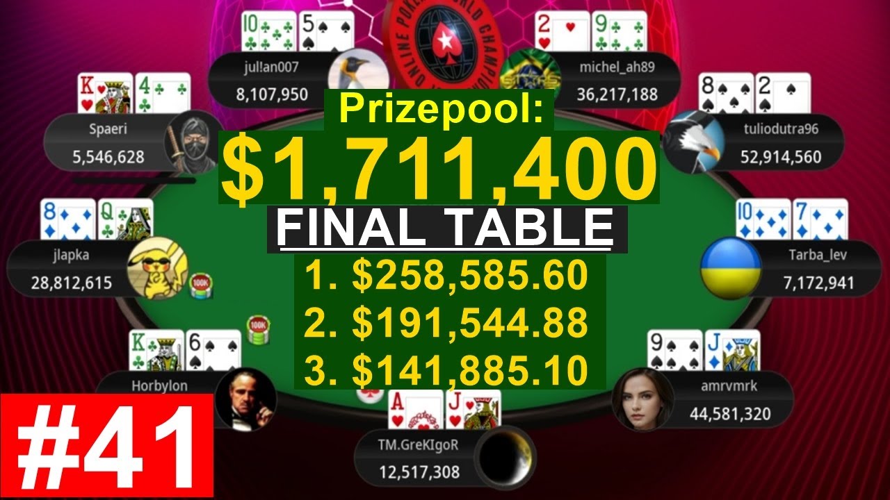 $215 NLHE – Чемпионат мира | $1.711.400 Призовой фонд | Финальный стол [#41]