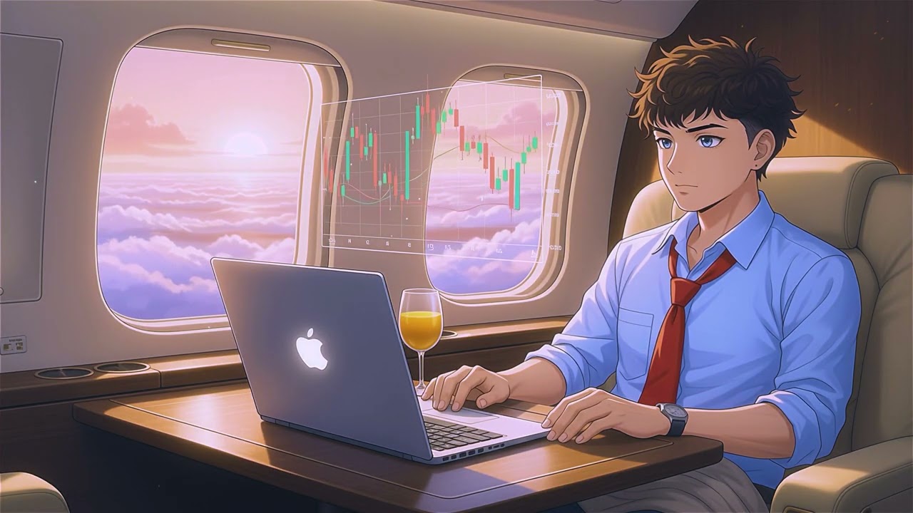 Skyline Frequency ✈️ | Trading Lofi