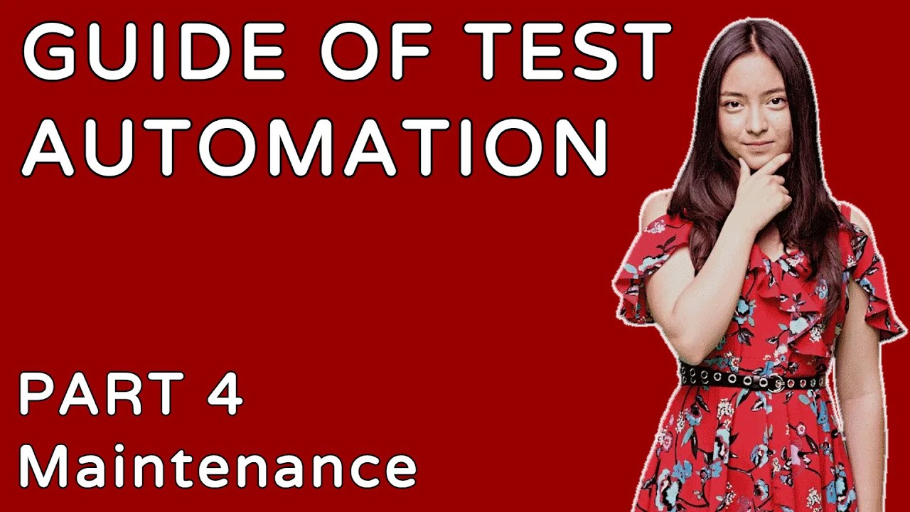 👩‍🎓 Mastering Test Automation Maintenance of Automated Tests - YouTube