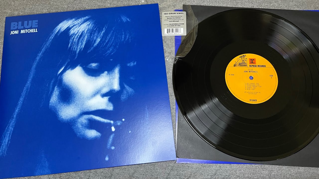 Joni Mitchell LP - Blue (Clear Vinyl)