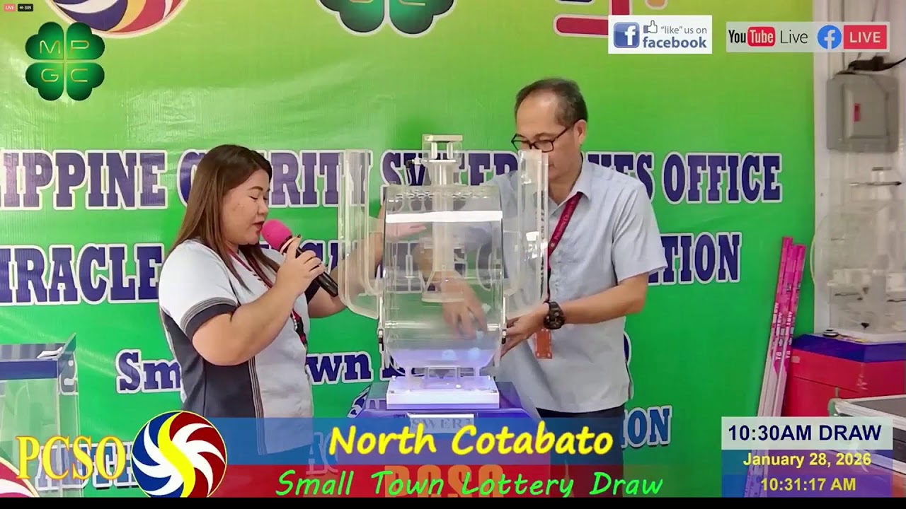 STL LIVE DRAW 10:30 AM NORTH COTABATO!