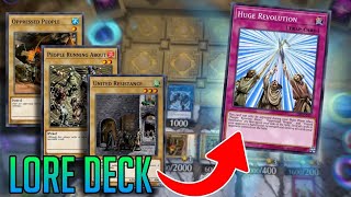 Playing A Lore Accurate Deck Huge Revolution Its Stupid Yu-Gi-Oh Master Duel