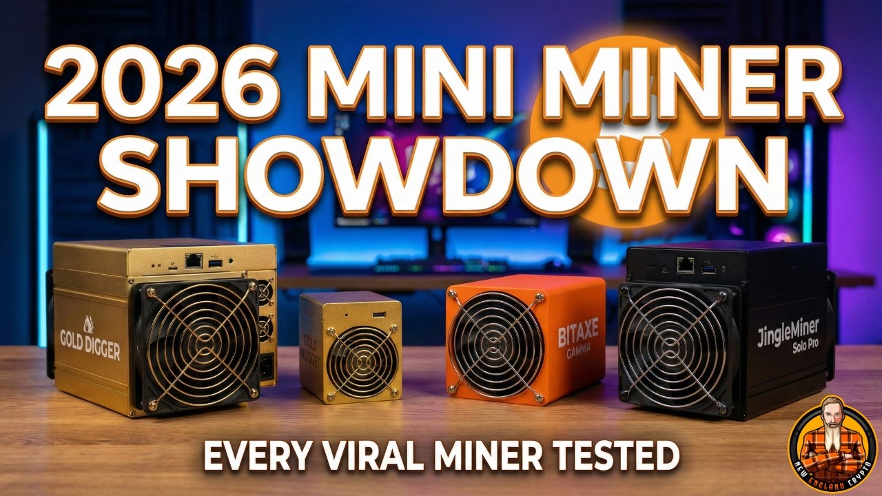 I Tested Every Viral Mini Bitcoin Miner (Gold Digger, JingleMiner, Bitaxe)