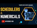 Schedulers and Numericals || OS || GATE Preparation || How to prepare for GATE Computer Science