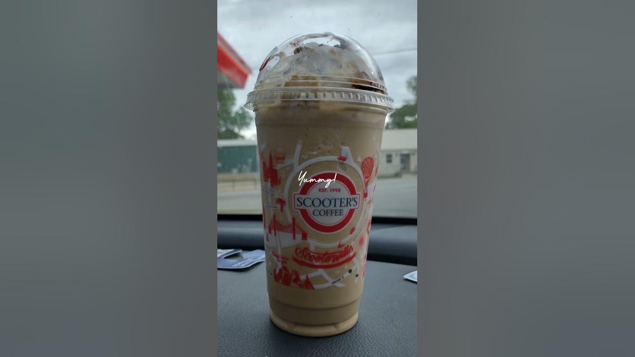 Scooter's Coffee New Peanut Butter Crunch Blender YouTube